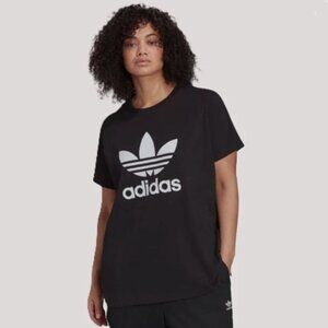 Adidas Women's T-Shirt Plus Size Adicolor Classic Trefoil Athletic Shirt 1X